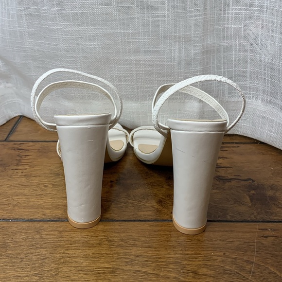 Amazon- white chunky heels - Picture 2 of 4